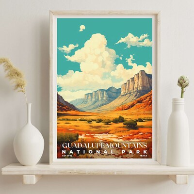 Guadalupe Mountains National Park Poster, Travel Art, Office Poster, Home Decor | S6 - image6